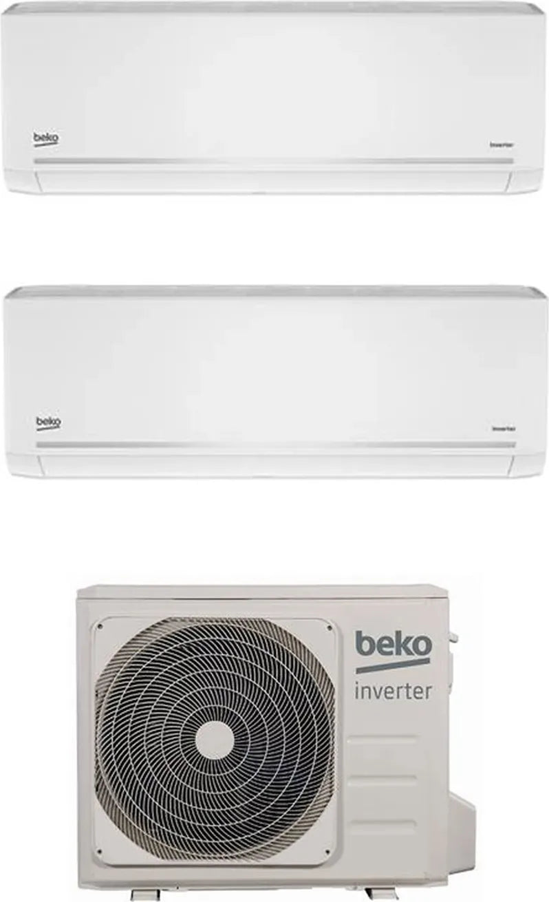 Climatiseur fixe Beko dualsplit Wifi 9000+12000 BTU classe A++/A+