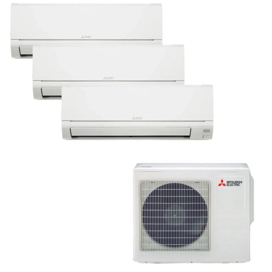 Climatizzatore fisso Mitsubishi Dw trialsplit 9000+9000+12000 BTU classe A++/A+