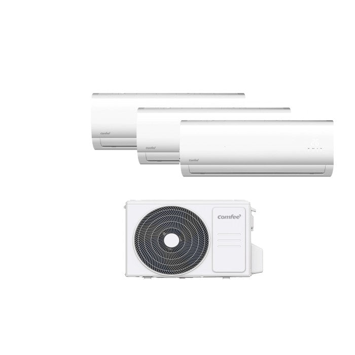 Climatizzatore fisso Comfee trialsplit Wifi 9000+9000+12000 BTU classe A++/A+